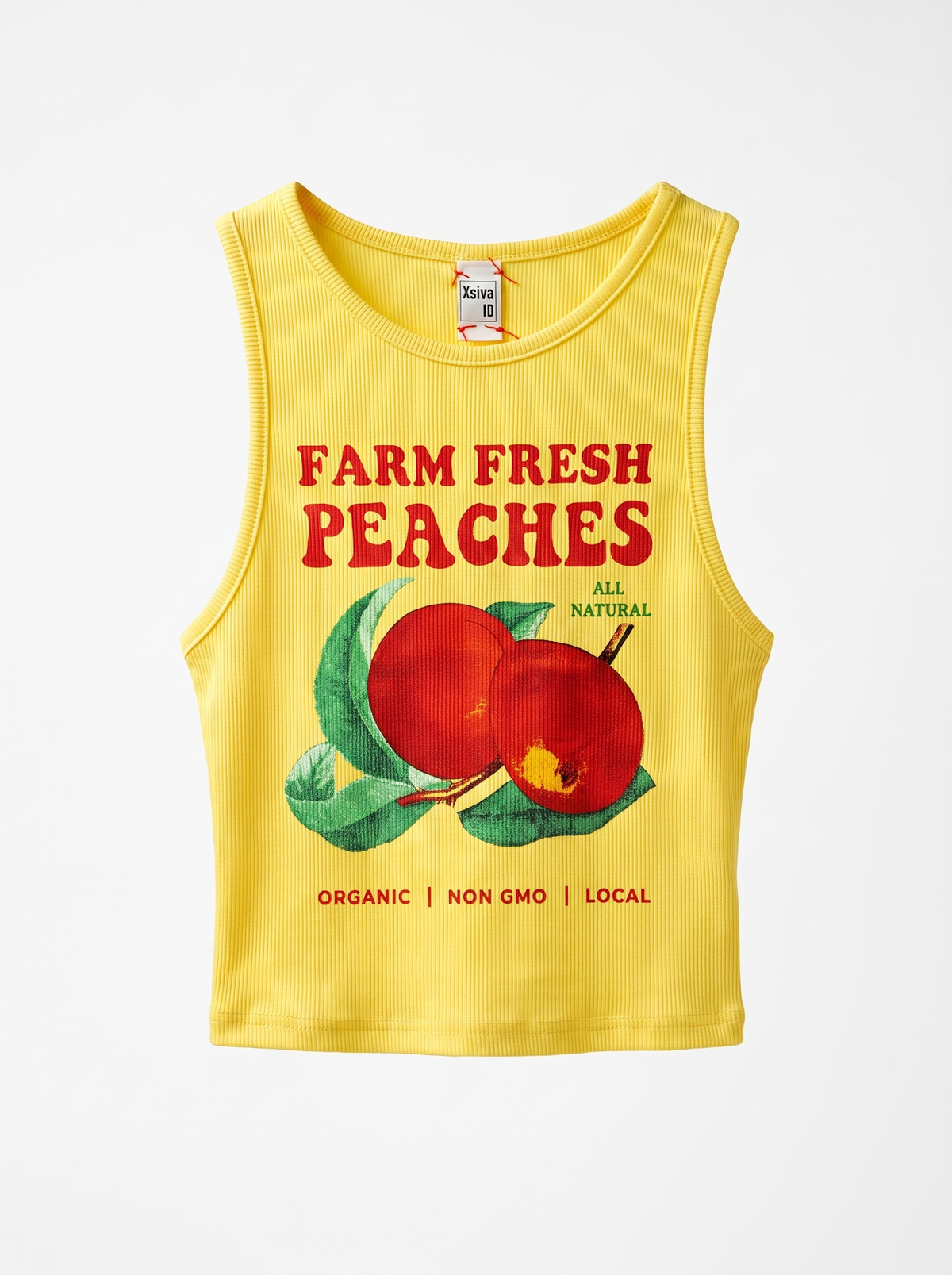 Farm Fresh Peaches Graphic Tank Top