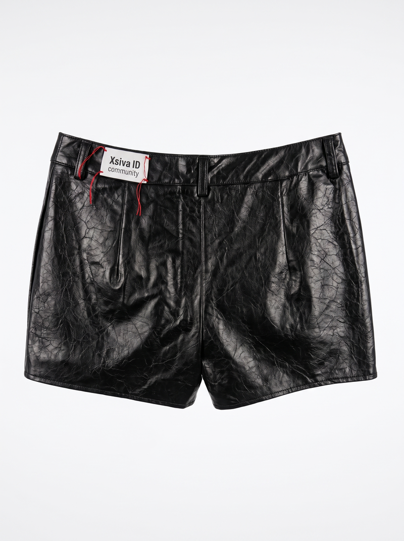 Classic Faux Leather Shorts