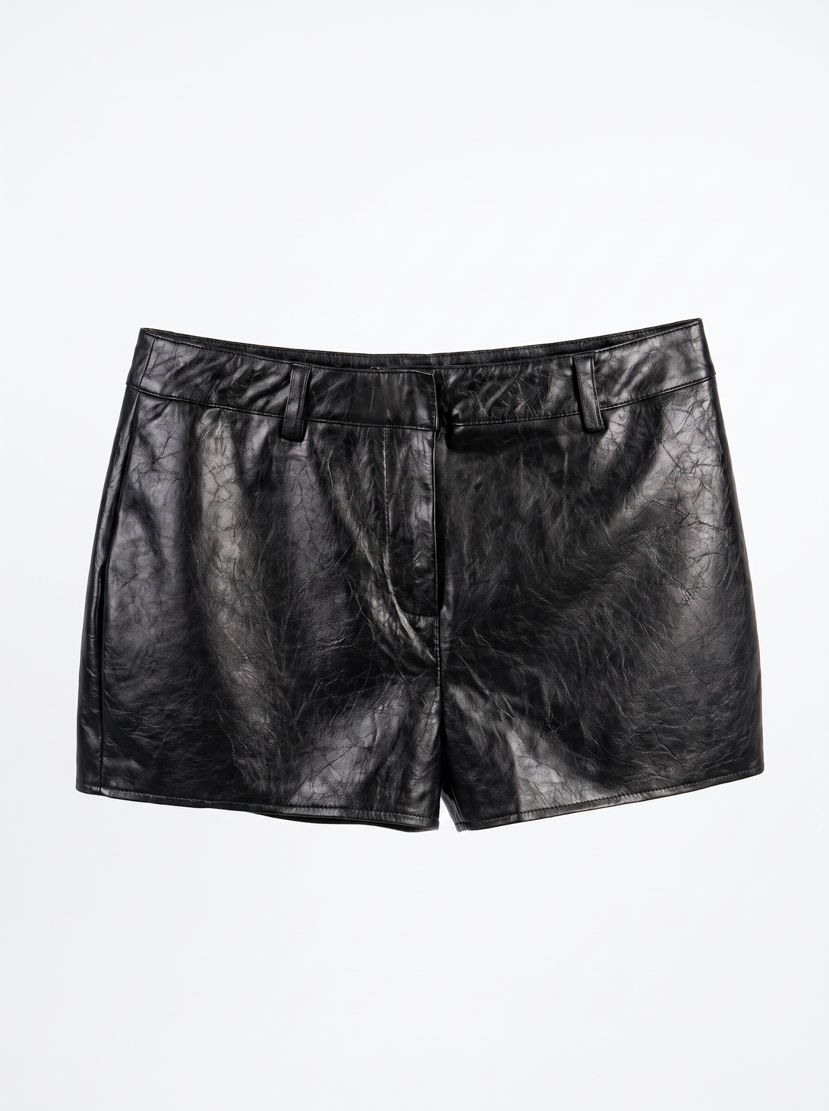 Classic Faux Leather Shorts