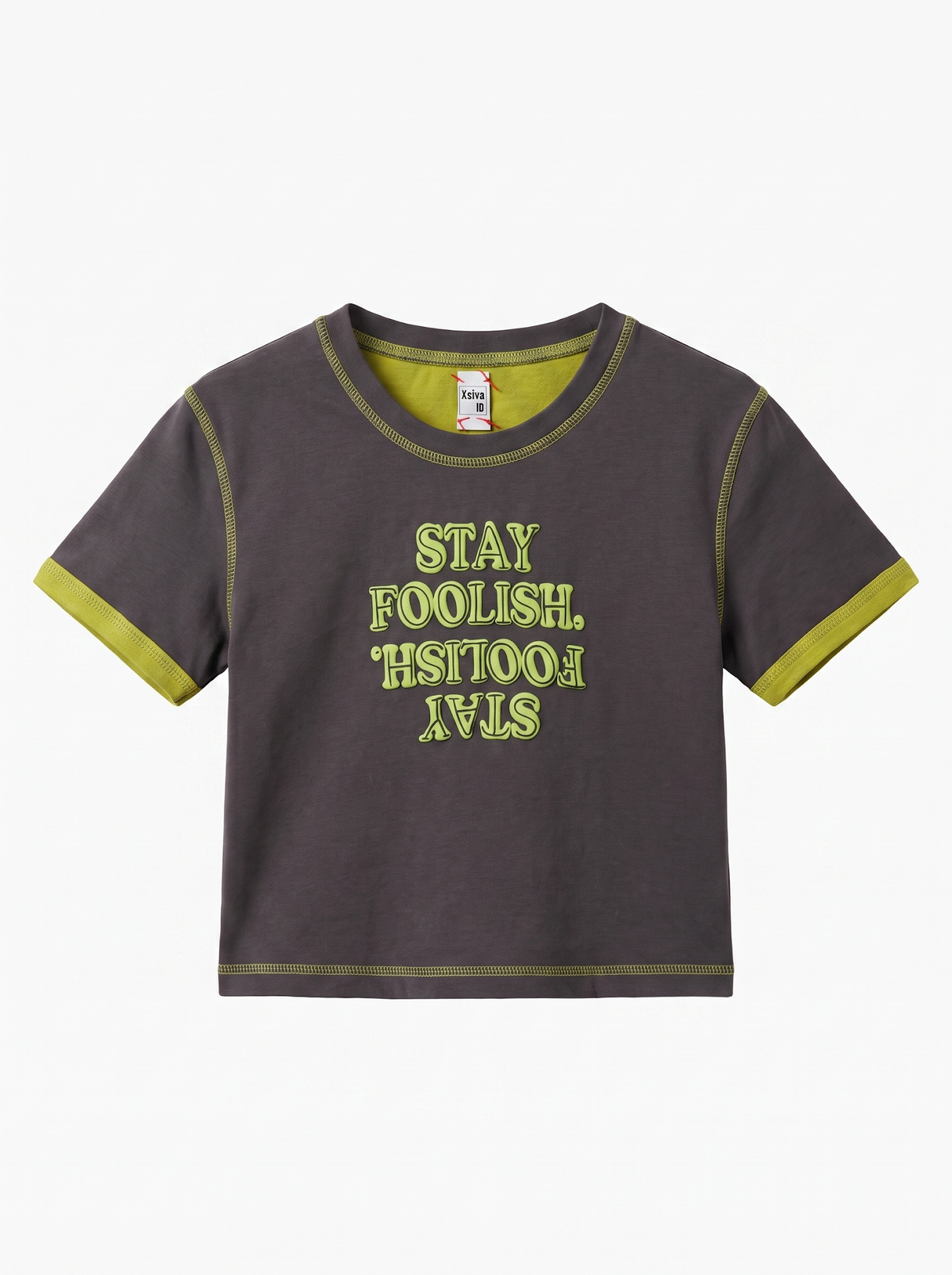 Stay Foolish Graphic Baby Tee