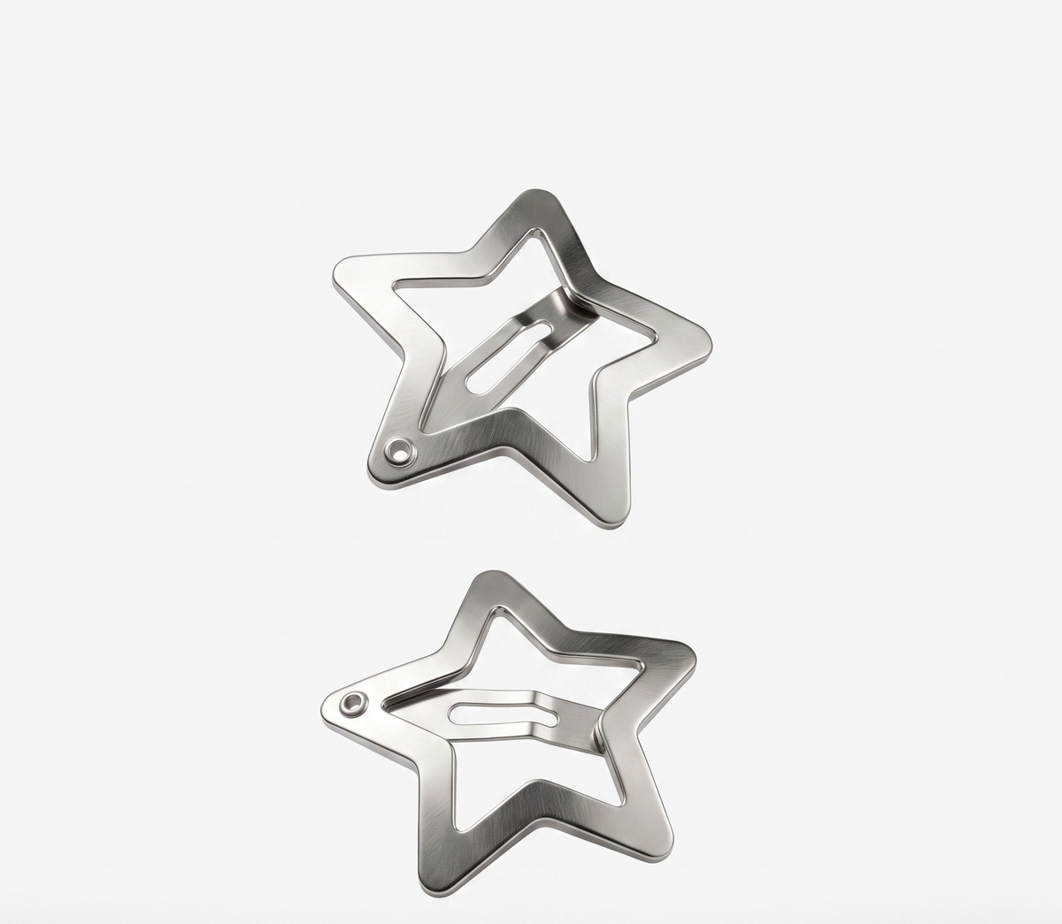 Star Snap Hair Clips (Set of 5)