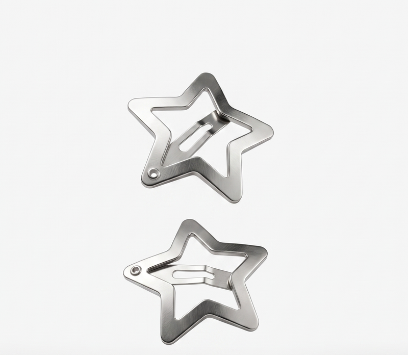 Star Snap Hair Clips (Set of 5)