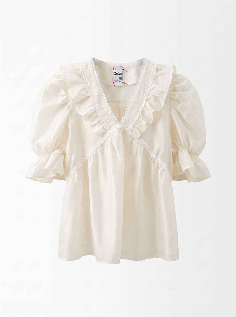 Ruffle Babydoll Blouse