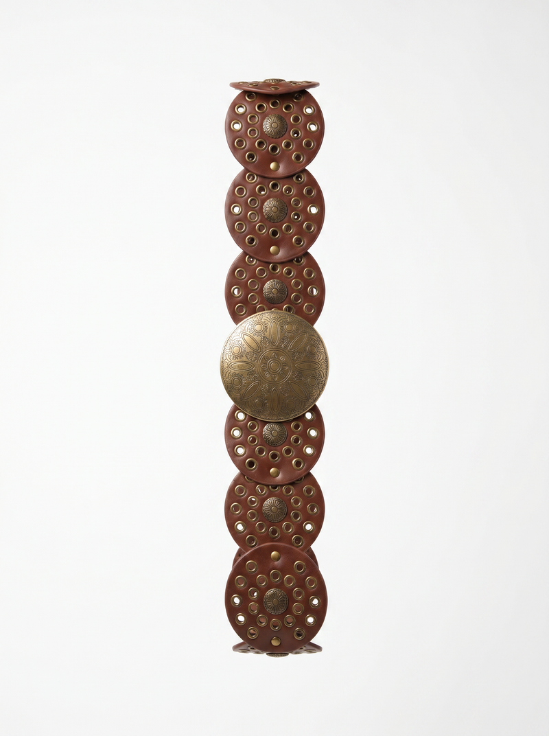 Concho Disc Statement Belt