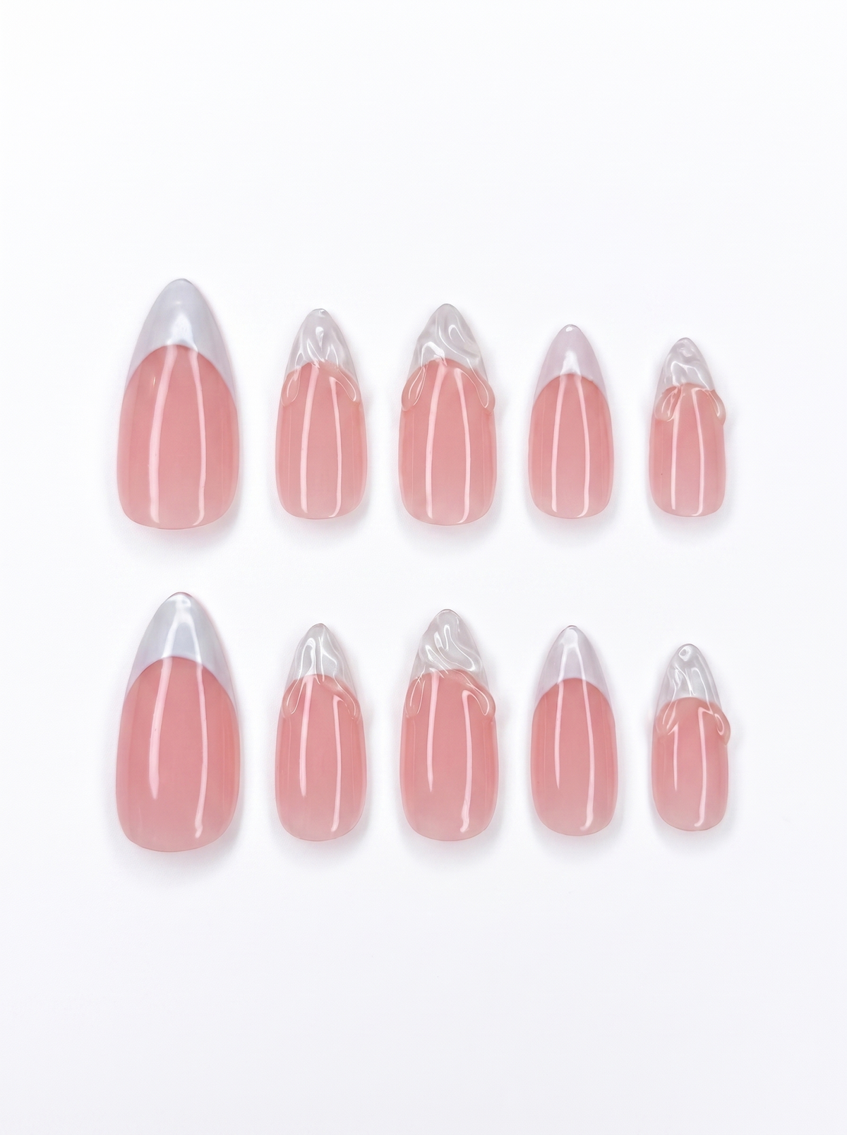 Sheer Almond Press-On Nails