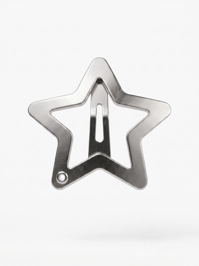 Star Snap Hair Clips (Set of 5)